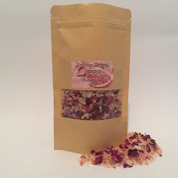 Himalayan Bath Salts with Rose Petals and Essential Oils 250g